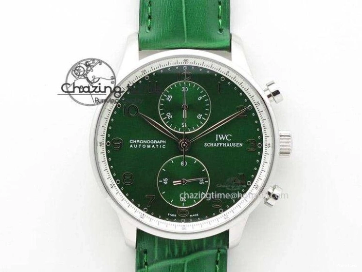 MIROTIME 0101 Portuguese Fa Jones IW544203 SS GSF 1:1 Best Edition White Dial On Leather Strap Trendsetting 7235